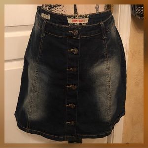 Like New XL Denim Mini Skirt